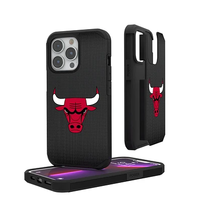 Chicago Bulls Linen Logo iPhone Rugged Case