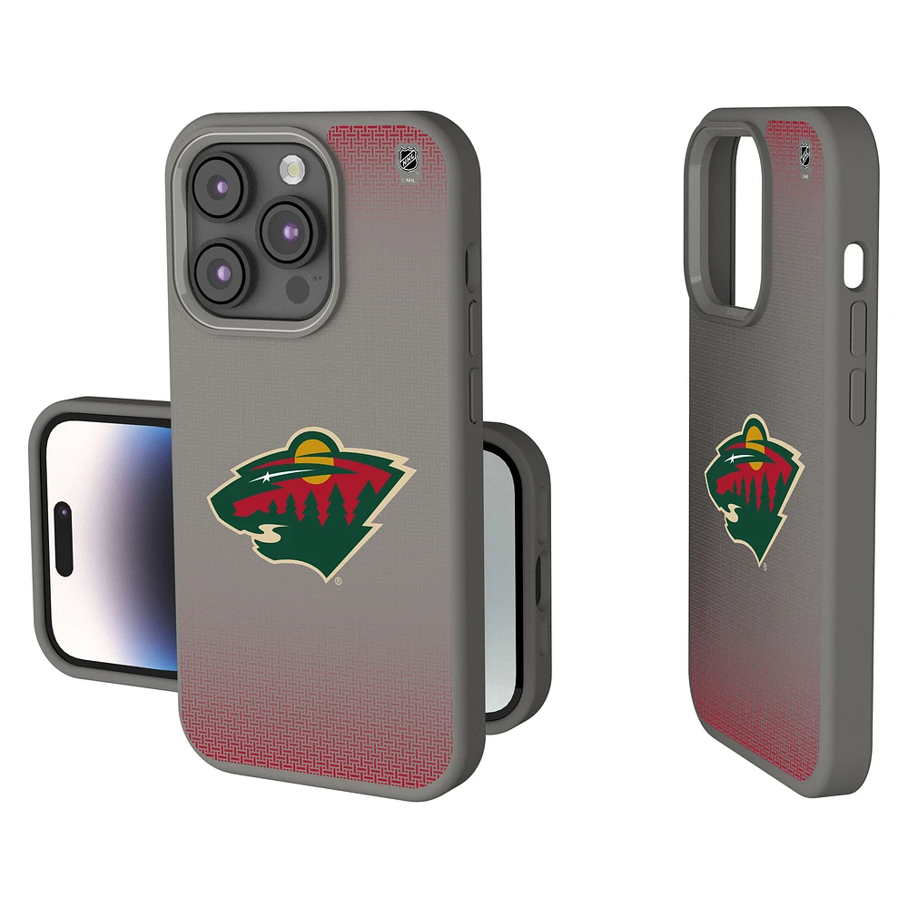 Minnesota Wild Linen Logo iPhone Soft Touch Case