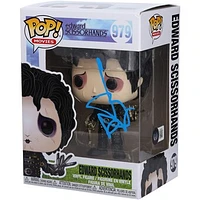 Johnny Depp Edward Scissorhands Autographed #979 Funko Pop! Vinyl Figure - Signed in Blue Paint - BAS