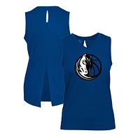 Women's Levelwear Blue Dallas Mavericks Paisley Core V-Neck Tank Top