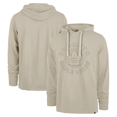 Men's '47 Cream Toronto Maple Leafs Canyon Ashby Rugby Pullover Hoodie