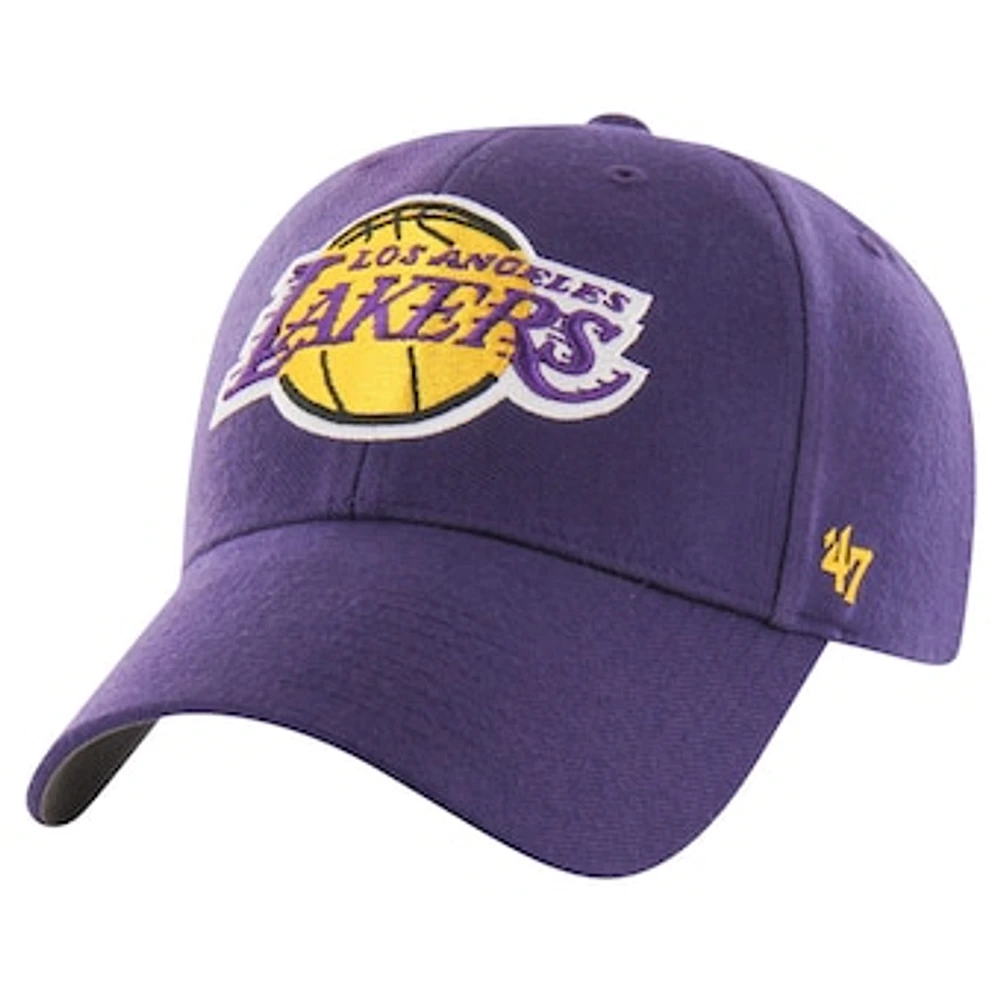 Men's '47 Purple Los Angeles Lakers MVP Adjustable Hat