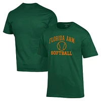 Men's Champion Florida A&M Rattlers Icon Softball Powerblend T-Shirt