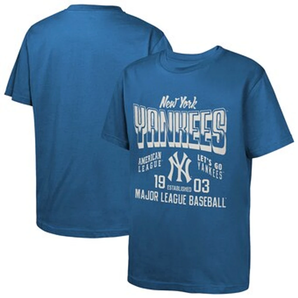 Youth  Navy New York Yankees Headliner T-Shirt