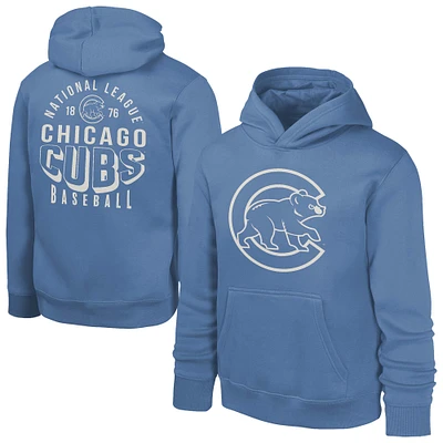 Youth Royal Chicago Cubs Team Banner Pullover Hoodie