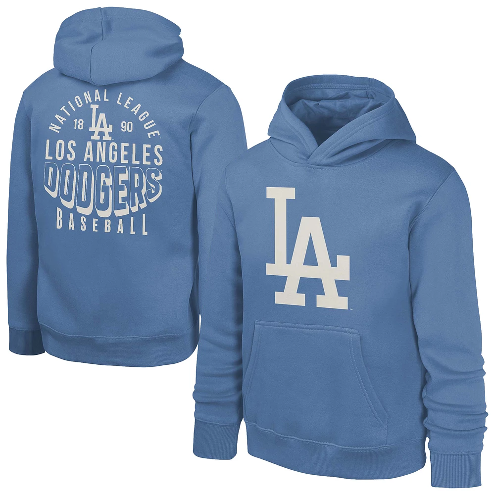 Youth Royal Los Angeles Dodgers Team Banner Pullover Hoodie