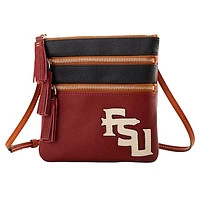 Dooney & Bourke Florida State Seminoles Infield Triple Zip Crossbody Purse