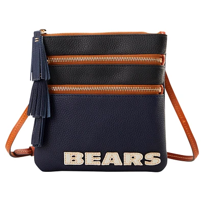 Dooney & Bourke Chicago Bears Infield Triple Zip Crossbody Purse