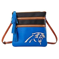 Dooney & Bourke Carolina Panthers Infield Triple Zip Crossbody Purse