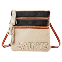 Dooney & Bourke New Orleans Saints Infield Triple Zip Crossbody Purse