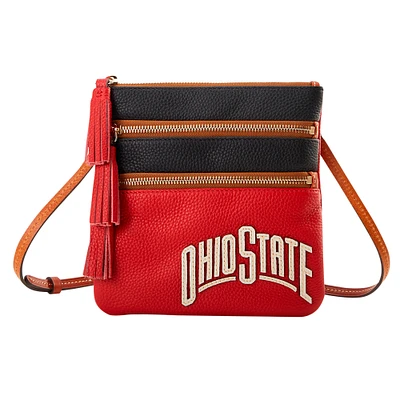 Dooney & Bourke Ohio State Buckeyes Infield Triple Zip Crossbody Purse