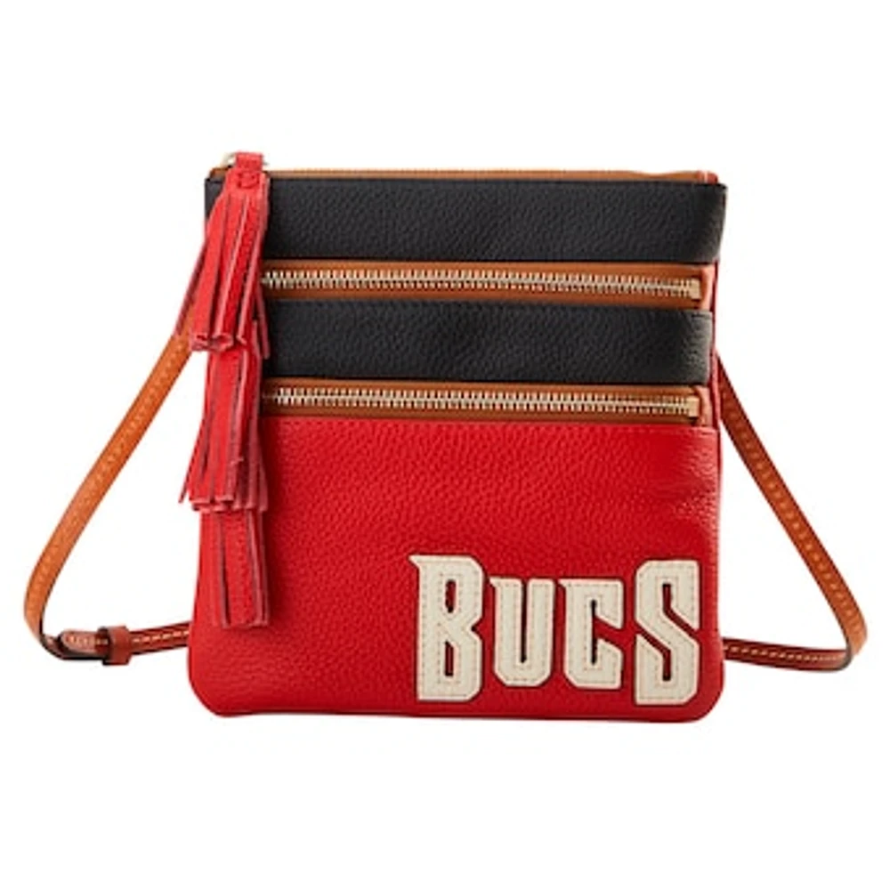 Dooney & Bourke Tampa Bay Buccaneers Infield Triple Zip Crossbody Purse