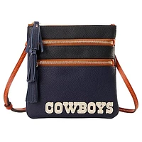 Dooney & Bourke Dallas Cowboys Infield Triple Zip Crossbody Purse