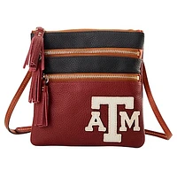 Dooney & Bourke Texas A&M Aggies Infield Triple Zip Crossbody Purse