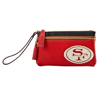 Dooney & Bourke San Francisco 49ers Infield Double-Zip Wristlet