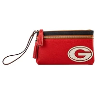 Dooney & Bourke Georgia Bulldogs Infield Double-Zip Wristlet