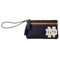 Dooney & Bourke Notre Dame Fighting Irish Infield Double-Zip Wristlet