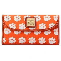 Dooney & Bourke Clemson Tigers Signature Continental Clutch