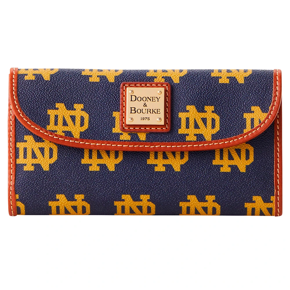 Dooney & Bourke Notre Dame Fighting Irish Signature Continental Clutch