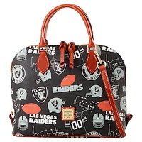 Dooney & Bourke Las Vegas Raiders Game Day Zip Zip Satchel