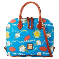 Dooney & Bourke Los Angeles Chargers Game Day Zip Zip Satchel