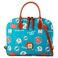 Dooney & Bourke Miami Dolphins Game Day Zip Zip Satchel