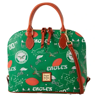 Dooney & Bourke Philadelphia Eagles Game Day Zip Zip Satchel