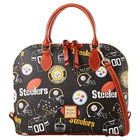 Dooney & Bourke Pittsburgh Steelers Game Day Zip Zip Satchel