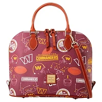 Dooney & Bourke Washington Commanders Game Day Zip Zip Satchel