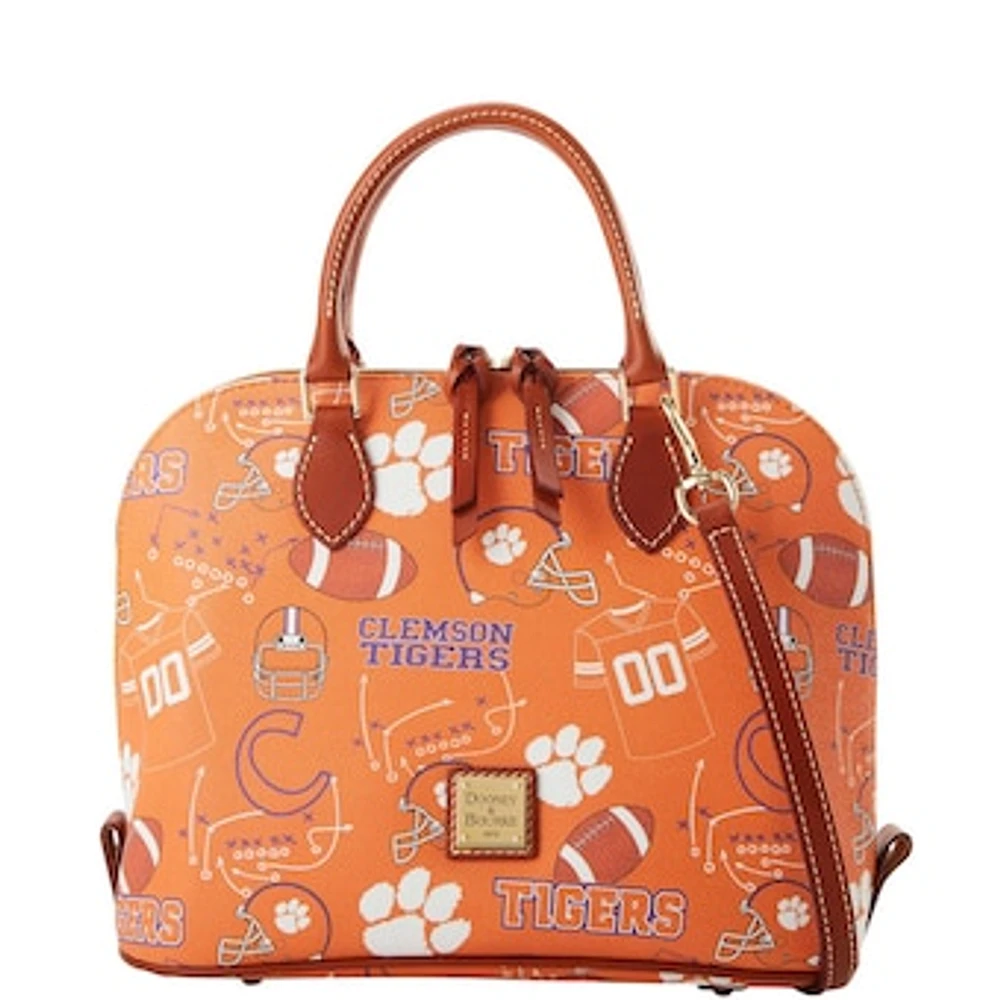 Dooney & Bourke Clemson Tigers Game Day Zip Zip Satchel