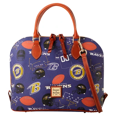 Dooney & Bourke Baltimore Ravens Game Day Zip Zip Satchel