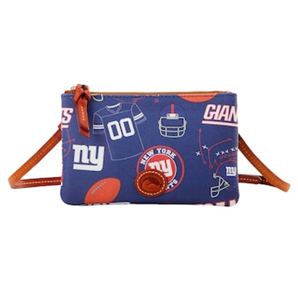 Dooney & Bourke New York Giants Top Zip Crossbody Purse