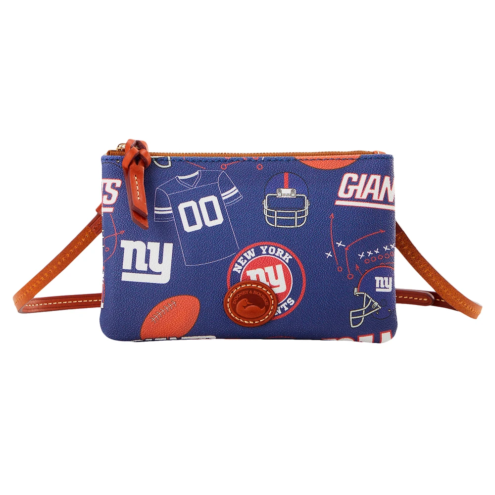 Dooney & Bourke New York Giants Top Zip Crossbody Purse