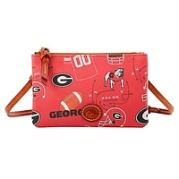 Dooney & Bourke Georgia Bulldogs Top Zip Crossbody Purse