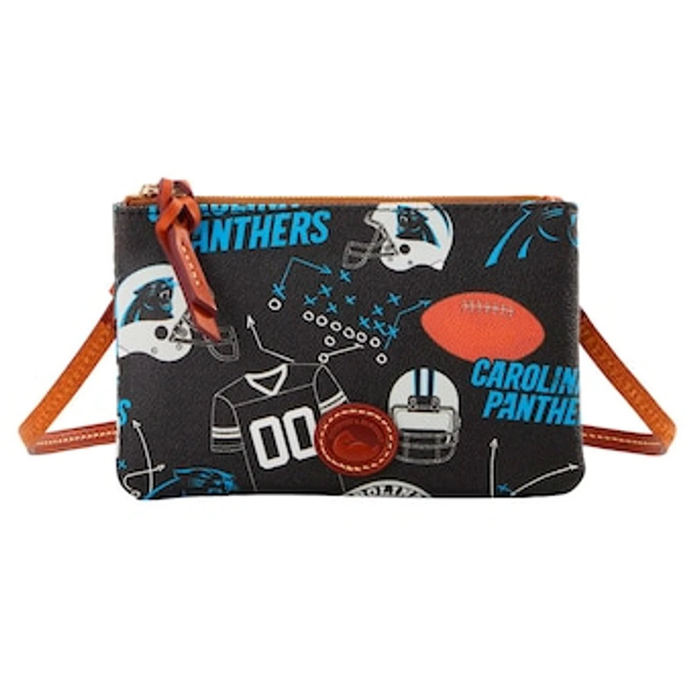 Dooney & Bourke Carolina Panthers Top Zip Crossbody Purse