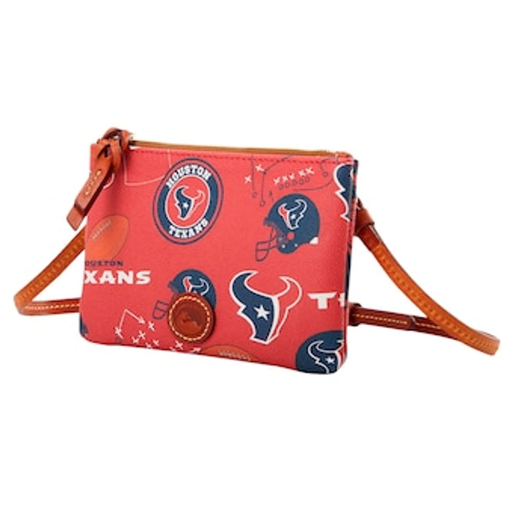 Dooney & Bourke Houston Texans Top Zip Crossbody Purse