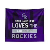 Pegasus Colorado Rockies 51" x 60" City Skyline Personalized Wall Tapestry