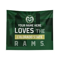Pegasus Colorado State Rams 51" x 60" City Skyline Personalized Wall Tapestry