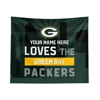 Pegasus Green Bay Packers 51" x 60" City Skyline Personalized Wall Tapestry