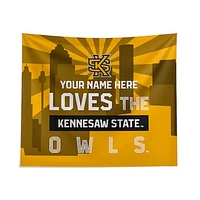 Pegasus Kennesaw State Owls 51" x 60" City Skyline Personalized Wall Tapestry