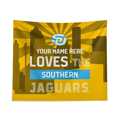 Pegasus Southern University Jaguars 51" x 60" City Skyline Personalized Wall Tapestry
