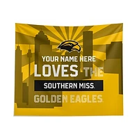 Pegasus Southern Miss Golden Eagles 51" x 60" City Skyline Personalized Wall Tapestry