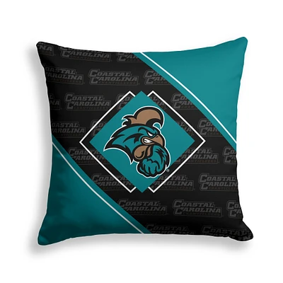 Pegasus Coastal Carolina Chanticleers 18" x 18" Diamond Boxed Decor Pillow