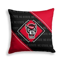 Pegasus NC State Wolfpack 18" x 18" Diamond Boxed Decor Pillow