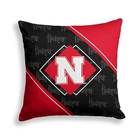 Pegasus Nebraska Huskers 18" x 18" Diamond Boxed Decor Pillow