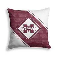 Pegasus Mississippi State Bulldogs 18" x 18" Diamond Boxed Decor Pillow