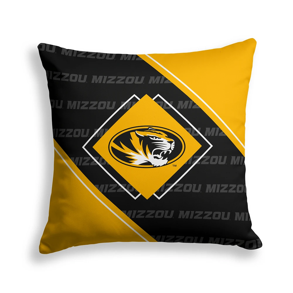 Pegasus Missouri Tigers 18" x 18" Diamond Boxed Decor Pillow