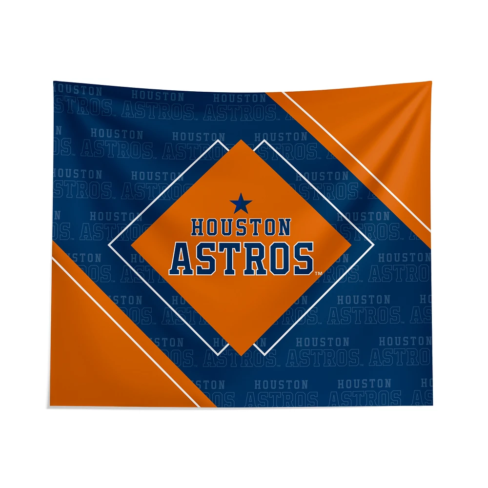 Pegasus Houston Astros 51" x 60" Diamond Boxed Wall Tapestry