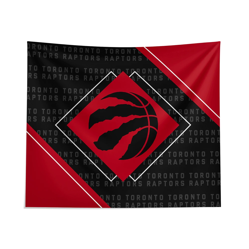 Pegasus Toronto Raptors 51" x 60" Diamond Boxed Wall Tapestry