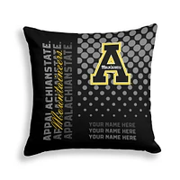 Pegasus Appalachian State Mountaineers 18" x 18" Script Dot Fade Personalized Decor Pillow